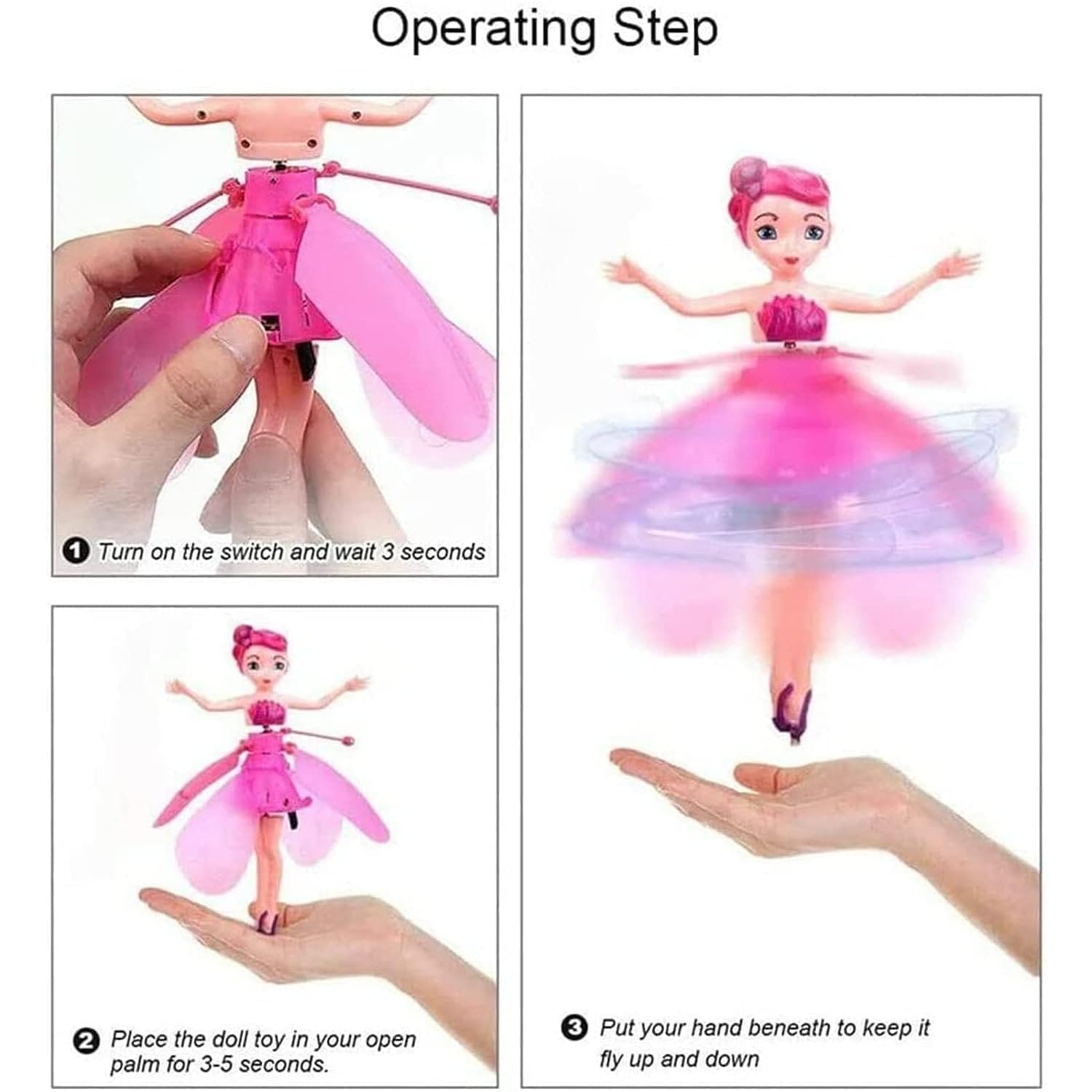 Flying Fairy Doll, Magical Flying Princess, Sensor Princess Flying Doll, Sky Dancer Flying Butterfly Doll, Infrared Induction Flying Light Up Toy, Hand Control Helicopter Doll Flying Fairy Doll, Magical Flying Princess, Sensor Princess Flying Doll, Sky Dancer Flying Butterfly Doll, Infrared Induction Flying Light Up Toy, Hand Control Helicopter Doll